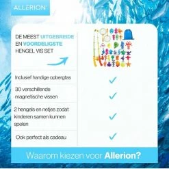 Allerion® Allerion Bad Vishengel Set – 34-delig – Badspeelgoed - Visjes Met Magneten -Aanbiedingen badspeelgoed Winkel 550x550 180