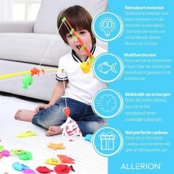 Allerion® Allerion Bad Vishengel Set – 34-delig – Badspeelgoed - Visjes Met Magneten -Aanbiedingen badspeelgoed Winkel 550x550 181