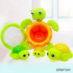 Allerion® Allerion Schildpadden Badspeelgoed Set – Vanaf 1 Jaar – Met 4 Rubberen Schildpadden -Aanbiedingen badspeelgoed Winkel 550x550 363