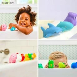 Allerion® Allerion Bad Squirt Speelgoed Set – 18-delig – Bath Squirters – Zeedieren – Inclusief Netjes En Opberg Tas -Aanbiedingen badspeelgoed Winkel 550x550 370