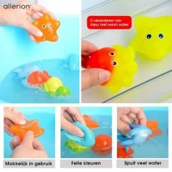 Allerion® Allerion Bad Squirt Speelgoed Set – 18-delig – Bath Squirters – Zeedieren – Inclusief Netjes En Opberg Tas -Aanbiedingen badspeelgoed Winkel 550x550 371