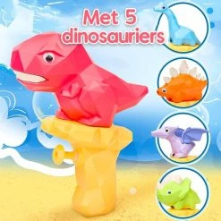 Allerion® Allerion - Badspeelgoed Spuitende Dino's - 5 Verschillende Kleuren -Aanbiedingen badspeelgoed Winkel 550x550 558