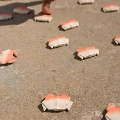 Oli & Carol Oli And Carol- Badspeeltje - Bijtspeeltje -natuurlijk - Rubber - Krab -Aanbiedingen badspeelgoed Winkel 550x550 678