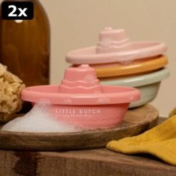 2x Little Dutch 4 Bad Bootjes Set Roze -Aanbiedingen badspeelgoed Winkel 550x550 750
