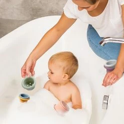 Babyono - Stapelbekers -Educatief Siliconen Badspeelgoed – CUP INTO CUP -Aanbiedingen badspeelgoed Winkel 550x550 765