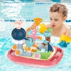 Happyshopper Badspeelgoed Waterpark Met Schip En Waterrad - Badspeeltjes - Badspeelgoed Peute -Aanbiedingen badspeelgoed Winkel 550x550 97