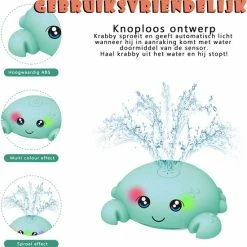 CJX Retail Krabby De Badkrab - Badspeelgoed - Baby Speelgoed 0 Jaar - Waterspeelgoed - Speelgoed -Aanbiedingen badspeelgoed Winkel 550x553 3