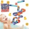SlideWay Toys® Glijbaan - 66-delige Speelset - Badspeeltjes & Badspeelgoed - Watertafel Knikkerbaan & Waterbaan - Vanaf 3 Jaar - Jongen En Meisje Waterspeelgoed - Cadeau En Kado Tip Kinderen