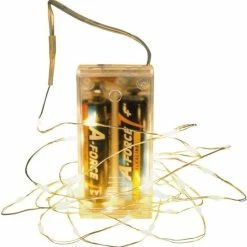 B-home-interieur.be Led - Kerst Verlichting Op Batterij | 2 Meter | 40 Led Lampjes | Licht Slinger | Lichtjes Slinger Led | Fairy Lights | WARM WIT | Lichtjes Slinger | Party Light | Babykamer Verlichting | Led Verlichting