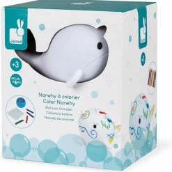 Janod - Janod Narwal Om Te Kleuren -Aanbiedingen badspeelgoed Winkel 550x560 3