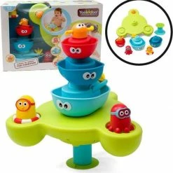 Yookidoo Badspeelgoed Sproeifontein Stack Spray Tub Waterfontein -Aanbiedingen badspeelgoed Winkel 550x564 3