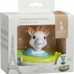 Sophie De Giraf - Badspeelgoed - Badbootje - In Witte Geschenkdoos -Aanbiedingen badspeelgoed Winkel 550x569 4