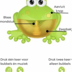 Simann Products Badspeelgoed - Bubbelmachine Voor Bad - Bubble Kikker - Bad Bellen Blaas Machine - Groen - Speelgoed Cadeau -Aanbiedingen badspeelgoed Winkel 550x580 2