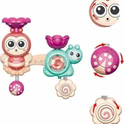 Merkloos Badspeelgoed | Babycadeau Meisje | Badspeeltje | Waterspeelgoed | Speelgoed Bad | Speelgoed Kinderen 3 Jaar | Bij En Slak | Dierenfiguren | Bewegende Onderdelen | Meisjes -Aanbiedingen badspeelgoed Winkel 550x586 3