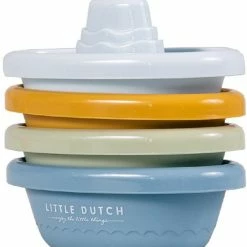 Merkloos Little Dutch - Bad Bootjes - Blauw - Bad Speelgoed - Baby Speelgoed -Aanbiedingen badspeelgoed Winkel 550x594 2
