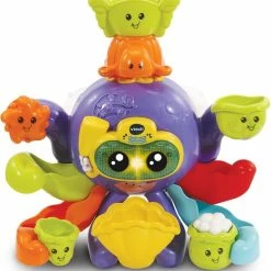 VTech Spetterpret Badoctopus - Badspeelgoed - Rustgevende Melodietjes - Gezonden Liedjes - 1 Tot 5 Jaar
