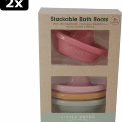 2x Little Dutch 4 Bad Bootjes Set Roze -Aanbiedingen badspeelgoed Winkel 550x603 5