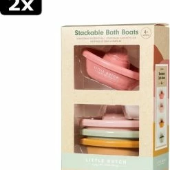 2x Little Dutch 4 Bad Bootjes Set Roze -Aanbiedingen badspeelgoed Winkel 550x607 5