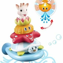 Sophie De Giraf - Badspeelgoed - Splash En Surf Piramide -Aanbiedingen badspeelgoed Winkel 550x628 1