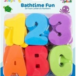 FIRST STEPS - Badspeelgoed Vanaf 3 Jaar - 36 Badspeeltjes - Badletters En Cijfers -Aanbiedingen badspeelgoed Winkel 550x634 3