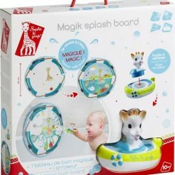 Sophie De Giraf - Badspeelgoed - Magik Splash Bord - Inclusief Badbootje