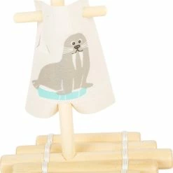 Small Foot Company Small Foot Badspeelgoed Vlot Walrus Junior 20 Cm Hout/textiel