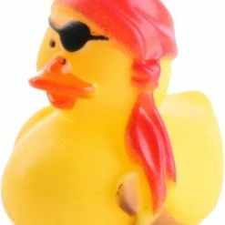 Merkloos Badeendje Piraat Jack 5 Cm Speelgoed/cadeau - Piraten Thema Kinderspeelgoed - Badspeelgoed