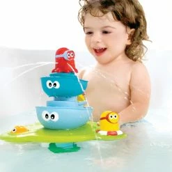 Yookidoo - Badspeelgoed - Stack'N Spray Tube Fountain -Aanbiedingen badspeelgoed Winkel 550x699 2
