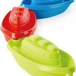 Hape Toys E4091 Badspeelgoed & Sticker Badboot Blauw, Groen, Rood