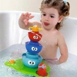 Yookidoo Badspeelgoed Sproeifontein Stack Spray Tub Waterfontein -Aanbiedingen badspeelgoed Winkel 550x726 2
