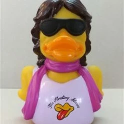 CelebriDucks THE FLOATING STONES Pop Music Rubber Duck MICK JAGGER THE ROLLING STONES 11cm Bekendste Badeendjes Merk Uit De USA