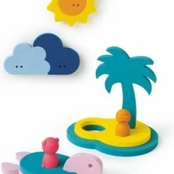 Quutopia Foam Badspeelgoed Badpuzzel Treasure Island Met Schildpad - Cadeau Baby Jongen Meisje 1 Jaar | 2 Jaar | 3 Jaar | 4 Jaar -Aanbiedingen badspeelgoed Winkel 550x735 1