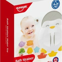 ECOTOYS Eco Toys Penguin Badspeeltjeshouder Incl. 7 Speeltjes HC495317 -Aanbiedingen badspeelgoed Winkel 550x764 1