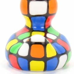 BUDDUCK.COM Luxury MINI 80s CUBE DUCK Van Bud Duck: Mooiste Design Badeend Ter Wereld -Aanbiedingen badspeelgoed Winkel 550x796 2