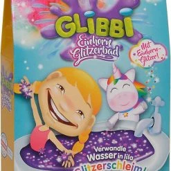 Simba Glibbi - Unicorn Glitter - Paars - Badspeelgoed - Slijm Voor In Bad - Vanaf 3 Jaar - Dermatologisch Getest