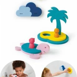 Quutopia Foam Badspeelgoed Badpuzzel Treasure Island Met Schildpad - Cadeau Baby Jongen Meisje 1 Jaar | 2 Jaar | 3 Jaar | 4 Jaar -Aanbiedingen badspeelgoed Winkel 550x822